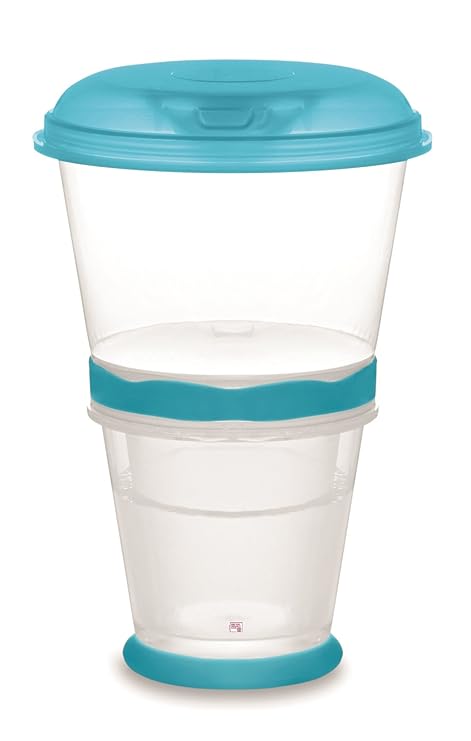 notrash2003® Cereales Taza de de 2 Go Cereales Vaso de Viaje con ...