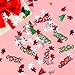 Resinta 150g/7500 Pieces Christmas Table Confetti Christmas Design Confetti Pentagram, Elk, Snowflake, Santa, Pine, Sequin, Merry Christmas Alphabet Confetti Bright Christmas Party Decoration