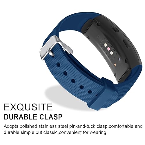 GHIJKL Compatible Gear Fit2 Pro/ Fit2 Bands, Silicone Replacement