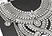 Santfe Fashion Vintage Silver Gold Long Boho Statement, Silver, Size No Size
