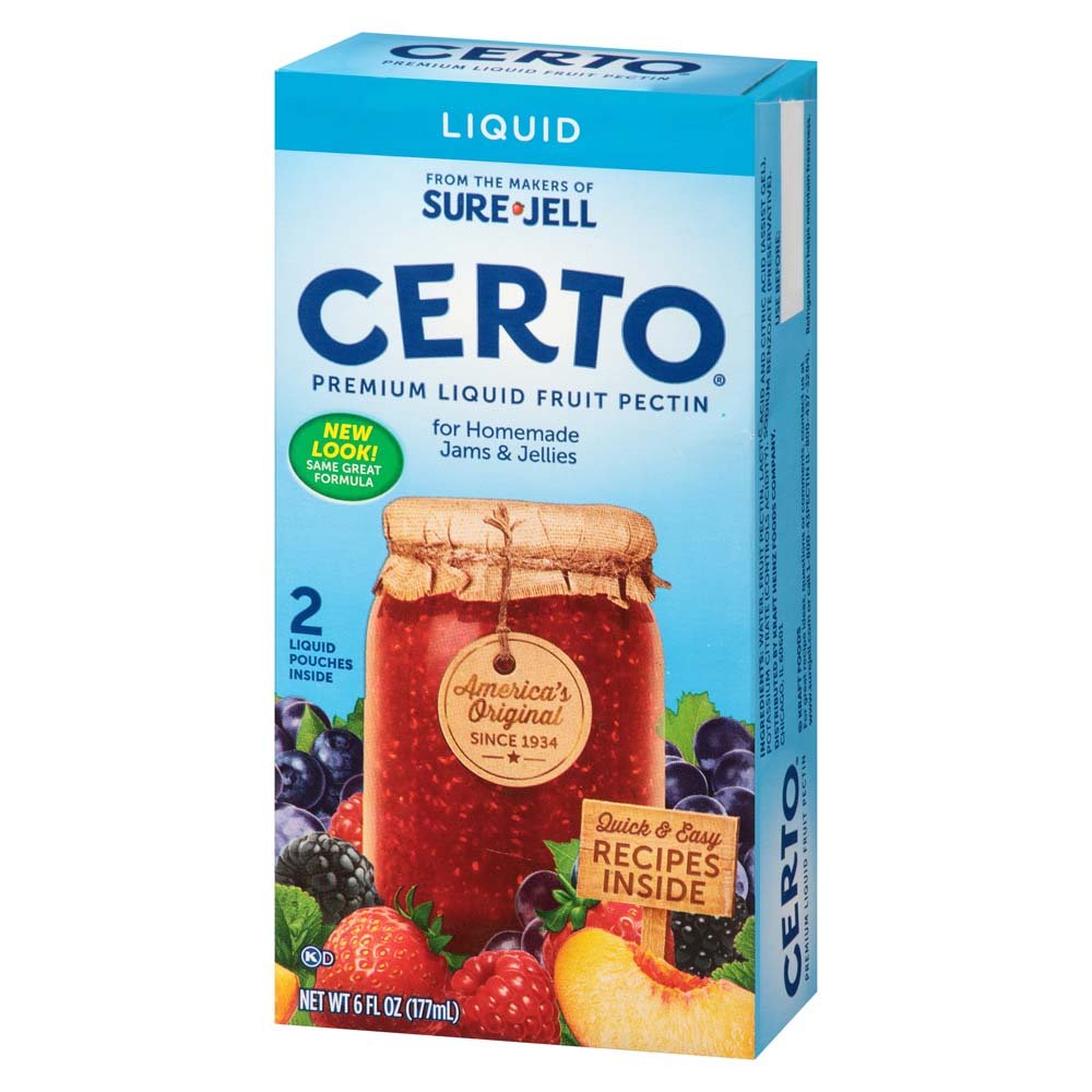 Certo Premium Liquid Fruit Pectin by SureJell, 6 Ounce Box Food