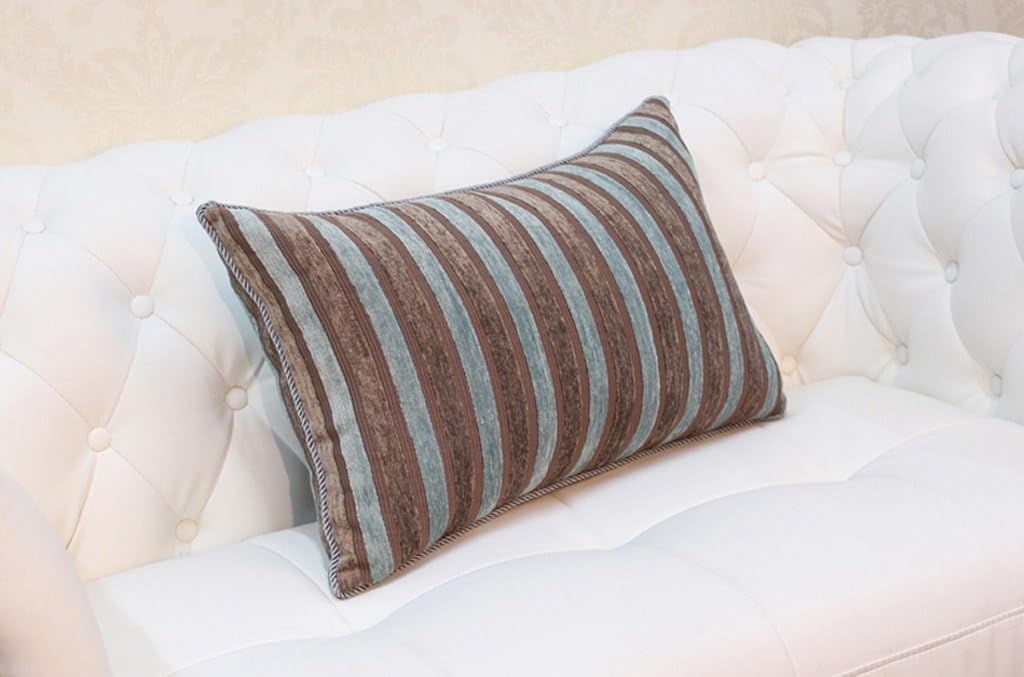 Sofa, Car, Cute, Cloth, Waist Blue-green European Style Bedside Sofa Backrest Large Cushions Pillow Office Lumbar Support Large Pillow Dual use, Multi-purpose, Pillow, Multi-functional ( Size : 30*42cm )