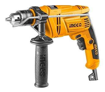 INGCO POWERTOOLS & HANDTOOLS 650W Impact Drill 3000RPM 13 mm Variable Speed (ID6538, Yellow and Black)