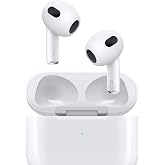 Apple AirPods (3rd Generation) Wireless Earbuds with MagSafe Charging Case. Spatial Audio, Sweat and Water Resistant, Up to 30 Hours of Battery Life. Bluetooth Headphones for iPhone
