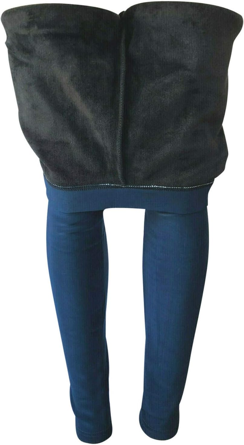 NY GOLDEN FASHION Women Winter Warm Thick Fleece Fur Lined Thermal High Waisted Leggings Pants