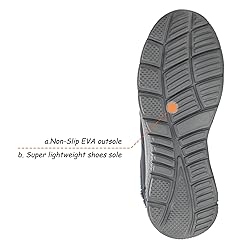 Frank Mully Men's Slip On Walking Shoes Lightweight
