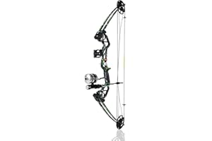 MOTION ZEUS Bowfishing Bow Kit with 3 Arrows 15-45 LBS Draw Length 18"-29.5", Fishing Reel Hunting Shooting Fish for Compound Bow Right Hand,Fully Adjustable