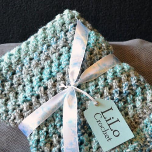 CHARLIE by LiLoCrochet - Crochet Baby Blanket, Baby Boy Bedding, Baby Blanket, Car Seat Blanket, Baby Photo Prop, Handmade Blanket, Baby Shower Gift