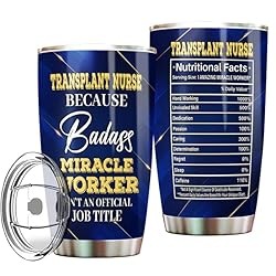 MONIZILUCKY Transplant Nurse Tumbler Stainless