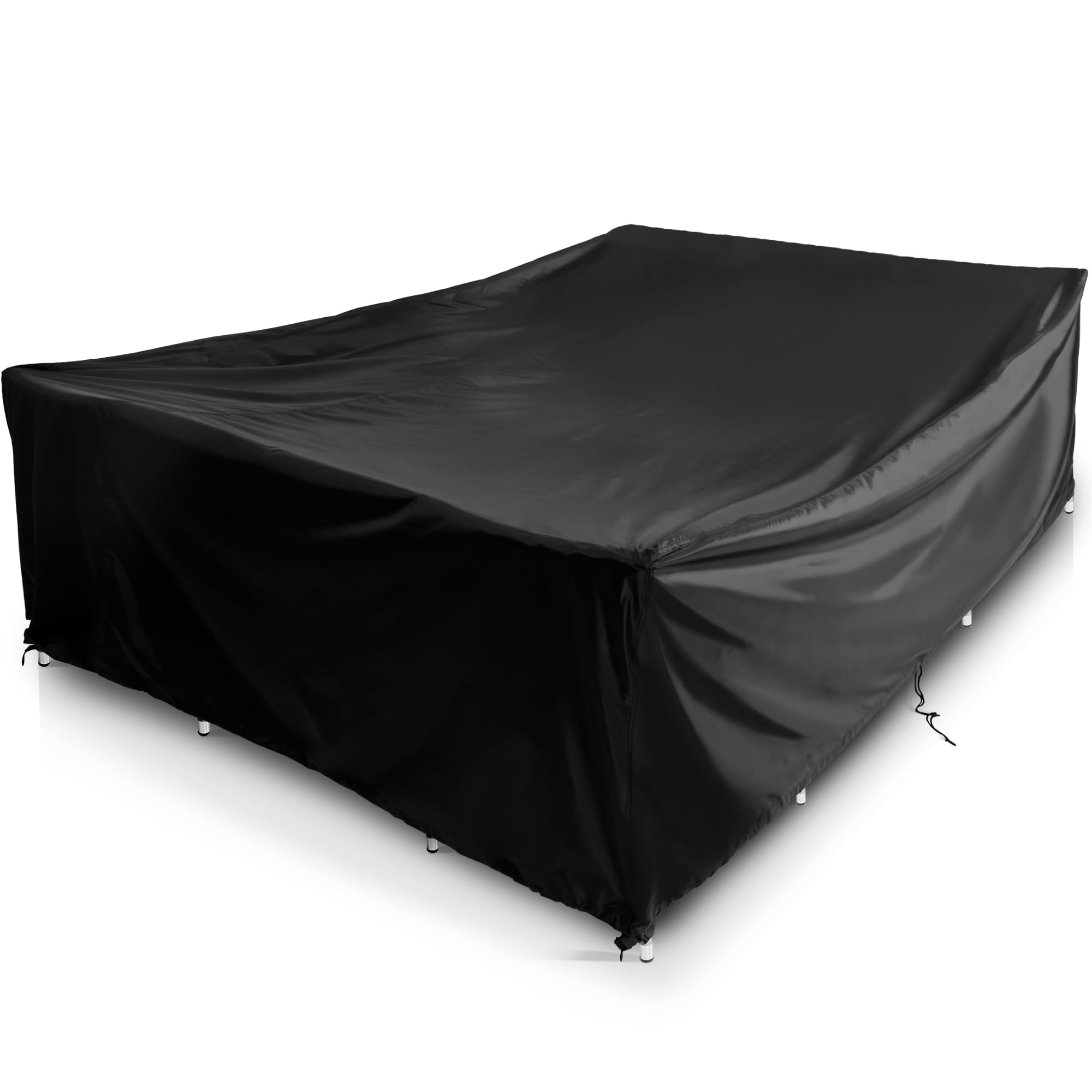 COMLAX FIELD Garden Furniture Covers 240x210x85cm, Outdoor Furniture Covers Waterproof, Large Rectangular Garden Table Cover, Windproof & Dustproof, Anti-UV Patio Furniture Cover