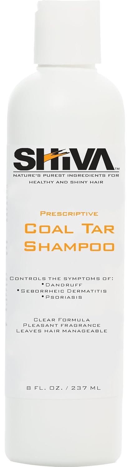 Prescriptive Coal Tar Shampoo | Controls the symptoms of dandruff, seborrehic dermatitis, and psoriasis | Gentle on hair and scalp