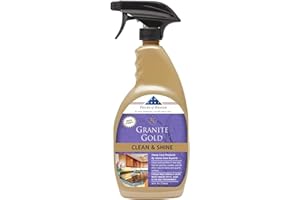Granite Gold Clean and Shine Spray-Streak-Free Deep Cleaning & Polishing of Granite, Marble, Quartz, 24 Fl Oz (Pack of 1)