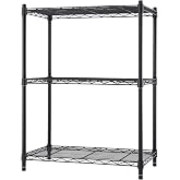 TRINITY 3-Shelf Wire Shelving Rack, 23in. x 13in. x 30in., Model# NTBTGBK-0963