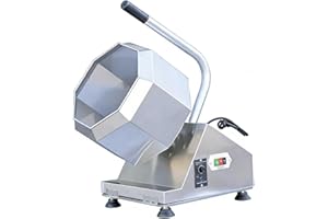 Stainless Steel Feed Mixer Desktop Food Coating and Sugar Coating Mixing Machine for Animal Feed Mixing and Stirring 15KG/10L