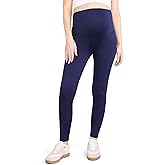 Motherhood Maternity Womens Over The Belly Workout Activewear Pregnancy Leggings