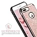 BENTOBEN iPhone 8 Plus Case, Glitter Sparkly Bling Slim 2 in 1 Hybrid Hard PC Cover Soft TPU Bumper Non-Slip Shockproof Protective Phone Case Cover for Apple iPhone 8 Plus 5.5