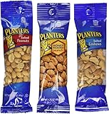 Planters Variety Pack, 24 Packs (12-1.75 oz salted peanuts, 6-1.75 oz honey roasted peanuts, 6-1.5 oz salted cashews)