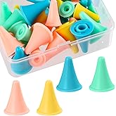 32 Pcs Knitting Needle Stoppers Colorful Knitting Needles Point Protectors Knitting Needles Cap Knitting Accessories Knit Needle Tip Covers Stoppers for Knitting Sewing DIY Project