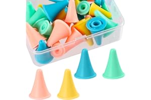 32 Pcs Knitting Needle Stoppers Colorful Knitting Needles Point Protectors Knitting Needles Cap Knitting Accessories Knit Nee