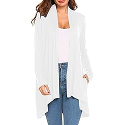 Oversized Sweaters For Women White Cardigan Half