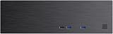 CiT S506 Slim Desktop Case M-ATX Horizontal Vertical USB 3.0 Fan Black view 9