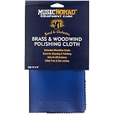 MusicNomad Brass &amp; Woodwind Premium Microfiber Polishing Cloth (MN730) | Soft, Non-Treated Microfiber Helps Lift Dust, Fingerprints and Polish Residue without Scratching.