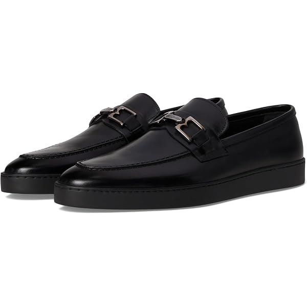 Bacco Bucci Karpa leather pullon dress shoes loafers business attire 12 black Bacco Bucci Dress Shoes for Men with Upper Leather Solid for  main image 2