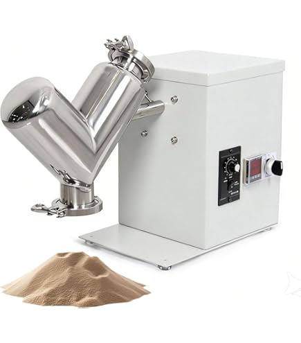 Amazon.com: V Type Dry Powder Mixer, VH-2 Small Mixer V-Type