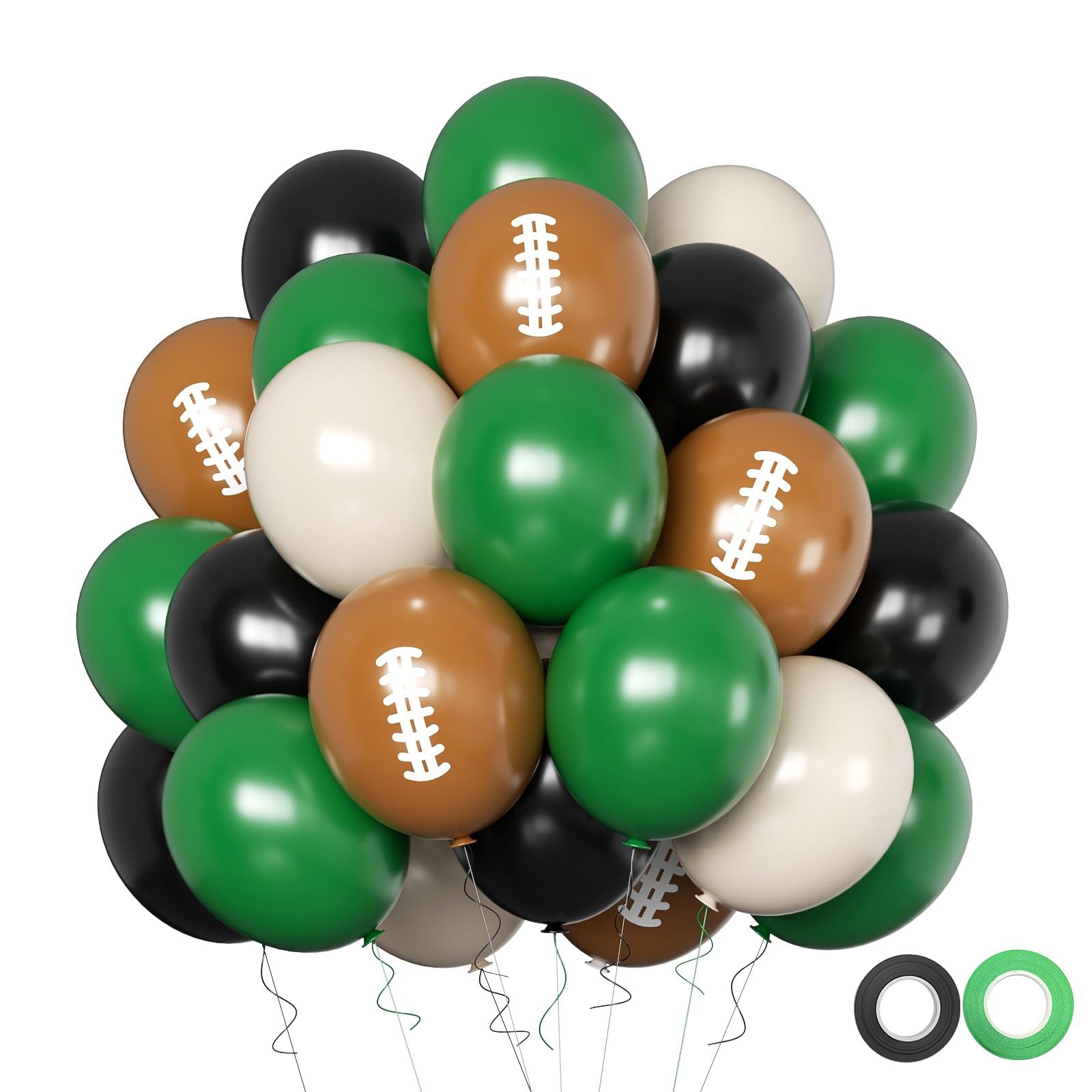 Photo 1 of **MISSING PARTS**
Football Balloons, 12 Inch Dark Green Black Sand with Brown Printed Sports Latex Balloon for Football Sport Themed Birthday Party Decor Baby Shower Decorations Supplies