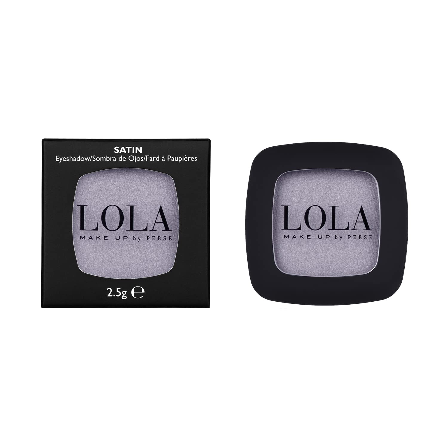 Lola Make-Up Mono Eyeshadow, Mauve, Satin, Rich Intense Pigmentation, High Coverage, Use Wet & Dry, All Skin Tone, Mineral Oil Free, Vegan & Cruelty Free, No. 022