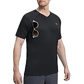 baleaf Men's Rash Guard Sun Shirt UV Protection Quick Dry Lightweight UPF 50+ Athletic Short Sleeve SPF T-Shirts Swim Summer