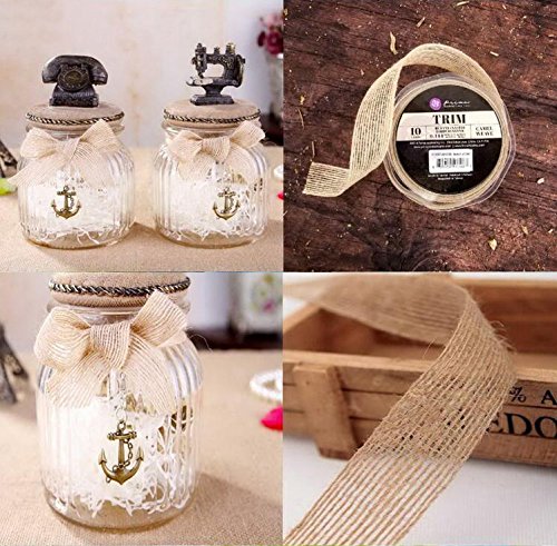 5 Natural+Burlap+Beautiful+Wedding+Decoration