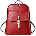 Womens Backpack Pu Leather Lightweight Casual Daypack Fashion Girls Bag