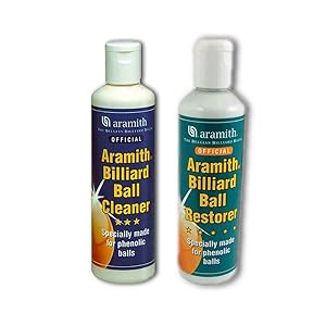Aramith Phenolic Billiard Ball Care Cue Ball Cleaner and Restorer for Cleaning Restoring Polishing and Caring for Pool Balls