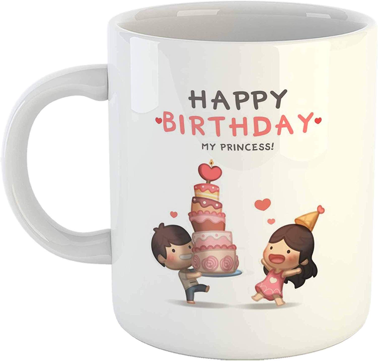 Buy Aj Prints Birthday Gift Coffee Mug For Her Happy Birthday My