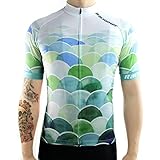 Racmmer Mens Breathable Short Sleeve Cycling Jersey Ultra Light