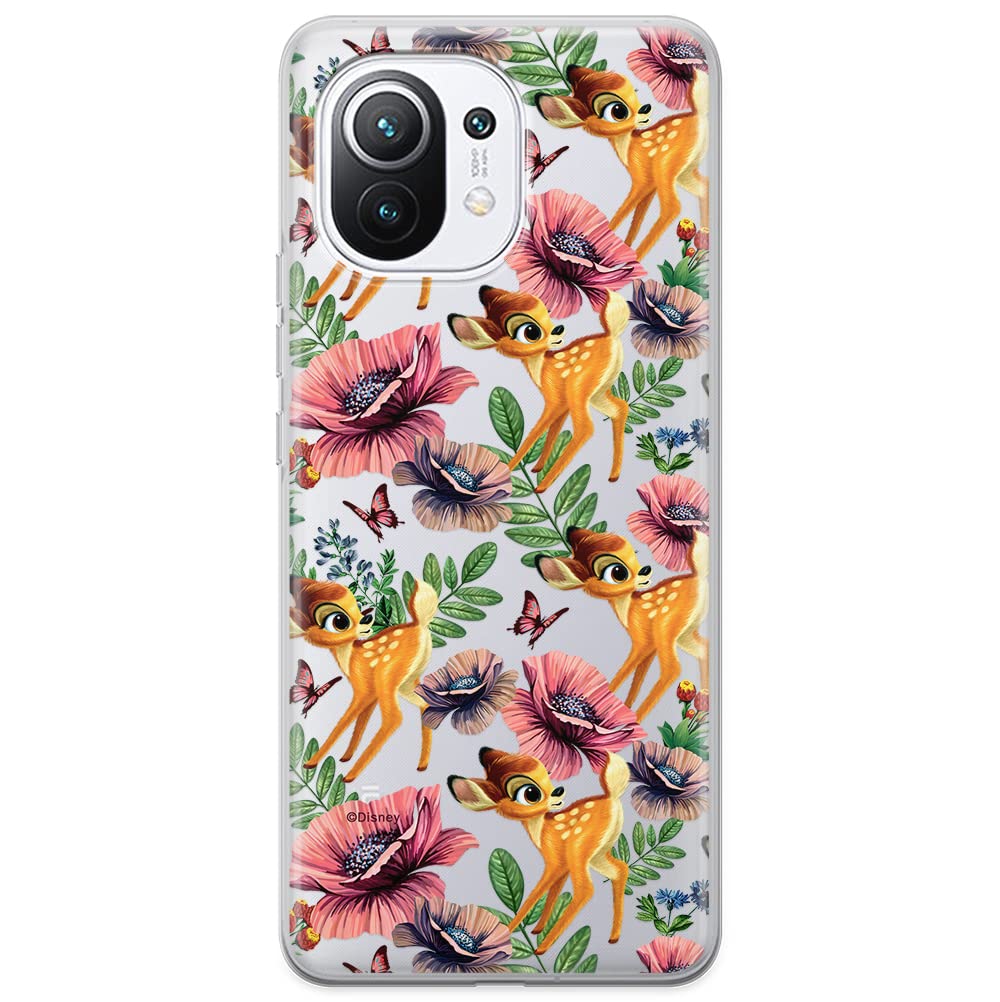ERT GROUP mobile phone case for Xiaomi 11 original and officially Licensed Disney pattern Bambi 015 optimally adapted to the shape of the mobile phone, partially transparent