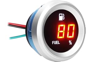 Digital Fuel Level Gauge with Flashing Alarm Car Fuel Level Meter 9-35V Fuel Level Tester for Auto Motorcycle
