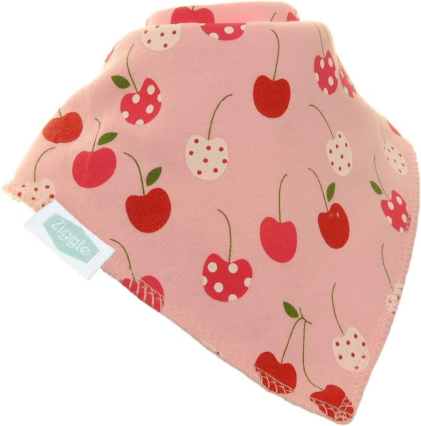 Ziggle Baby Bandana Dribble Bibs, Super Absorbent, Fits Newborn to Toddler, Award Winning, 4 Pack (Pretty Pinks) - Image 4