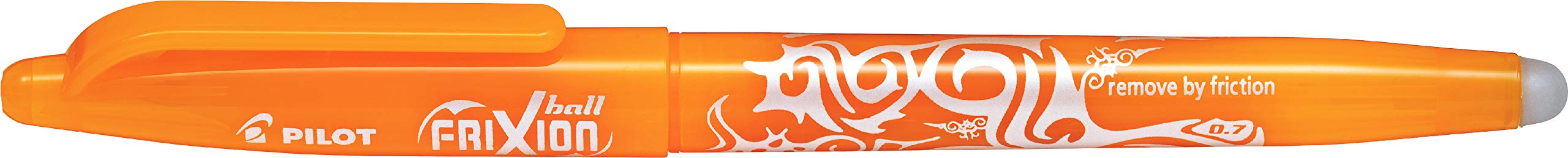 PILOT Frixion Erasable Rollerball Pen 0.7mm Tip -Apricot Orange, Box of 12