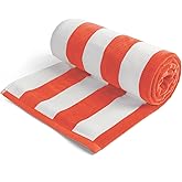 Loon & Lake Sand Resistant Beach Towels | Waffle Weave Reverse to Classic Plush Velour | Oversized 40" x 70" | Crafted from 100% Combed Cotton | Wolfeboro Collection - Coral