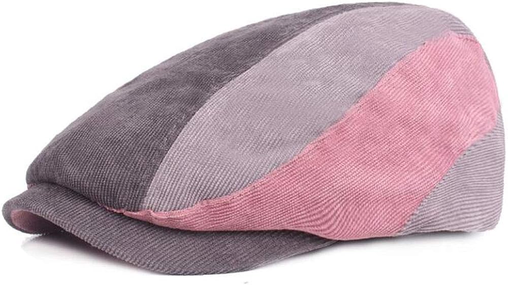 pink newsboy hat