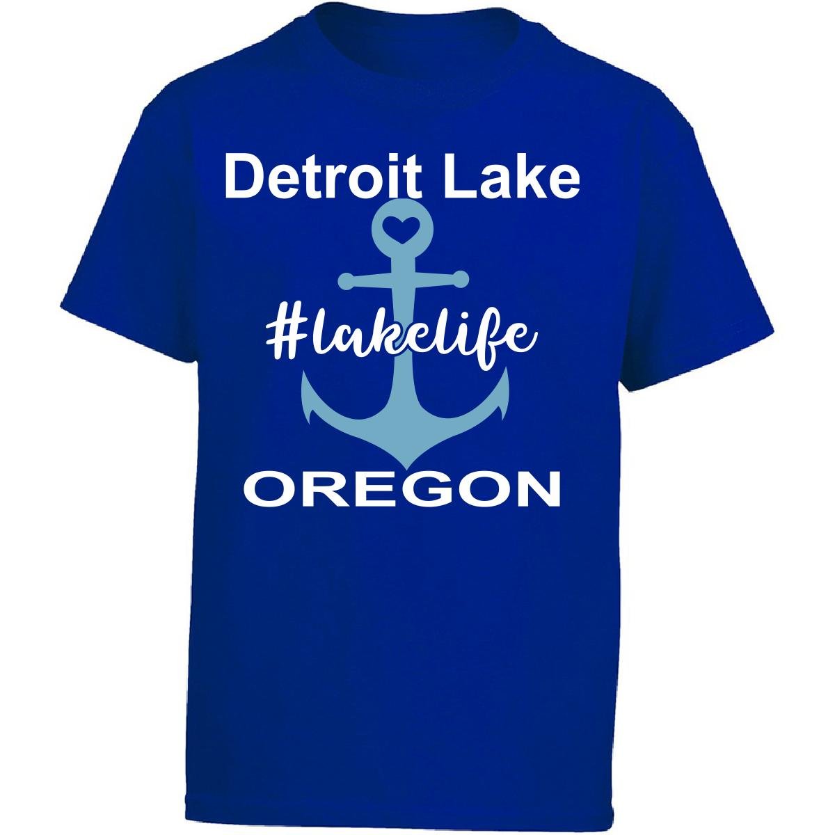 Amazon Com Lake Life Detroit Lake Oregon Girl Kids T Shirt