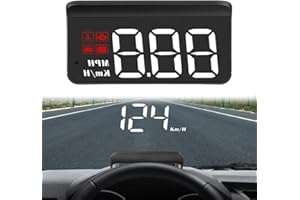 Heads Up Display for Cars for Jeep Wrangler JK JL TJ 1997-2025,OBD2 Gauge Display GPS Digital Speedometer HUD Windshield Proj