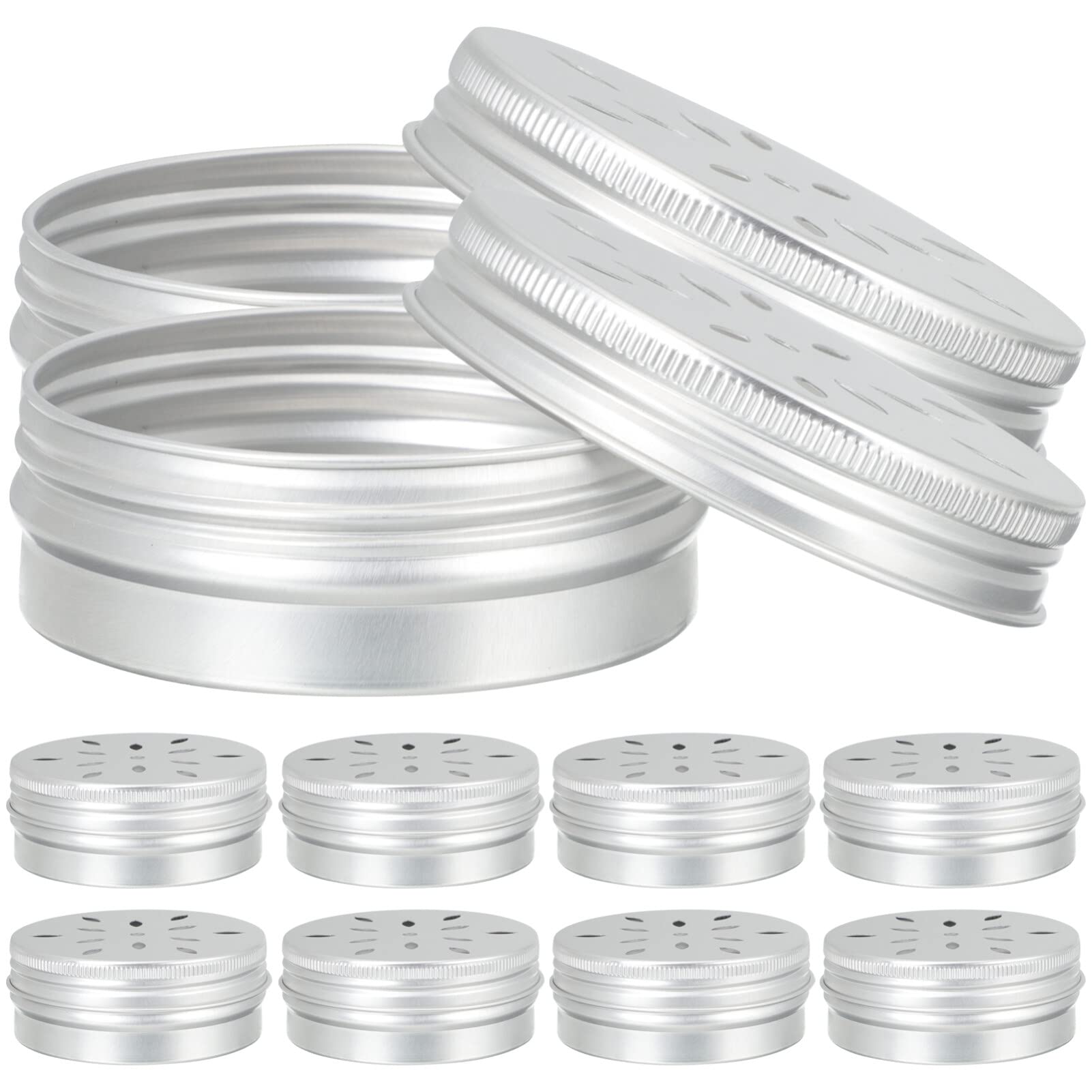 POPETPOP Nose Scent Container 20 pcs Tins Silver Round Dog Tin Holder Scent Equipment Work Accessory Aluminum Container Nose Dogs for Containers Odor Tool Metal Case Training Sniffle Puppy Scent