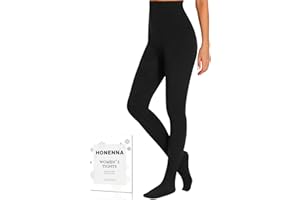 HONENNA Colorful Womens Fleece Lined Tights High Waisted Opaque Winter Thermal Pantyhose, Medias Termicas Para Mujer