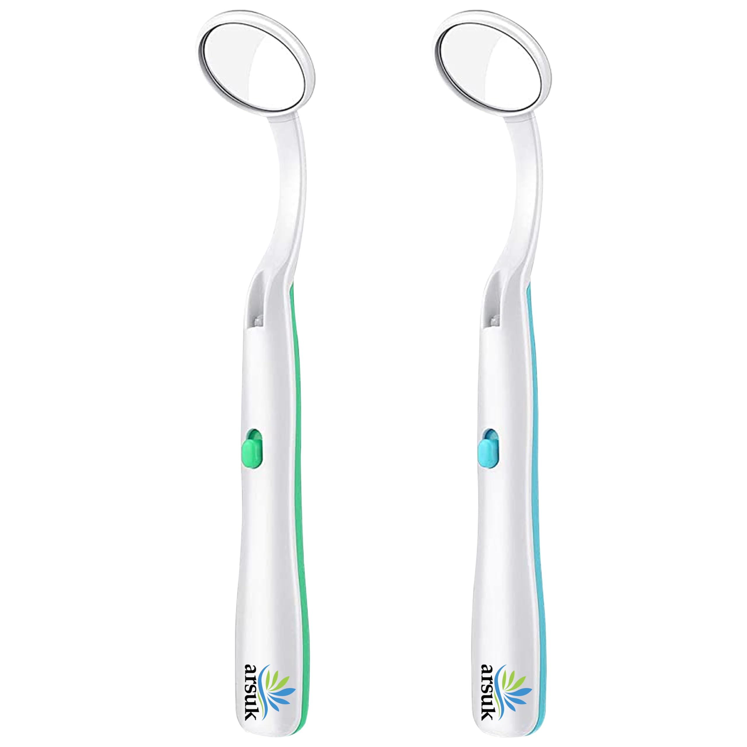 Photo 1 of ARSUK LED Dental Mirror for Teeth with Light 2 Pack – Oral Inspection Tooth Mirror – Dental Care Mouth Mirror for Home Hygiene Check – Dentist Mirror for Inside Mouth, Oral Care Tool, Anti-Fog