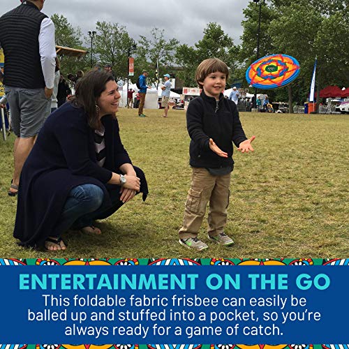 Pocket Disc Flying Disc Combo Pack - 4 Crocheted Foldable Frisbee Toys Perfect for Both Kids and Adults - Supports Guatemalan Fair Trade - el Grande