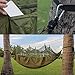 SZXKT Camping Double Hammock Mosquito Net Outdoor Hammock Travel Bed Lightweight Parachute Fabric Double Hammock, Portable Hammock for Travel, Hiking, Backpacking, Beach, Yard (Army Green)