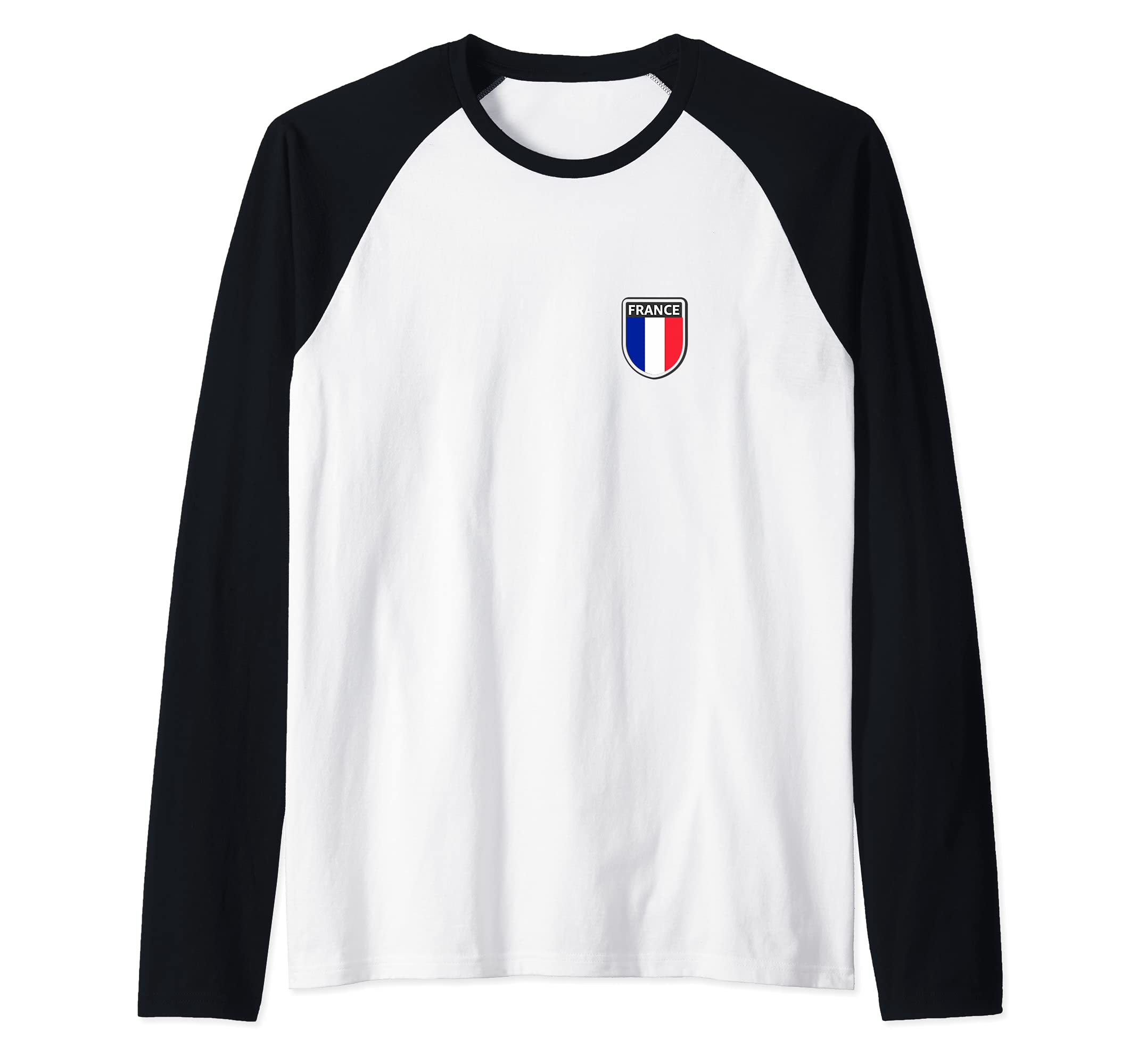 Flag France Raglan Baseball Tee
